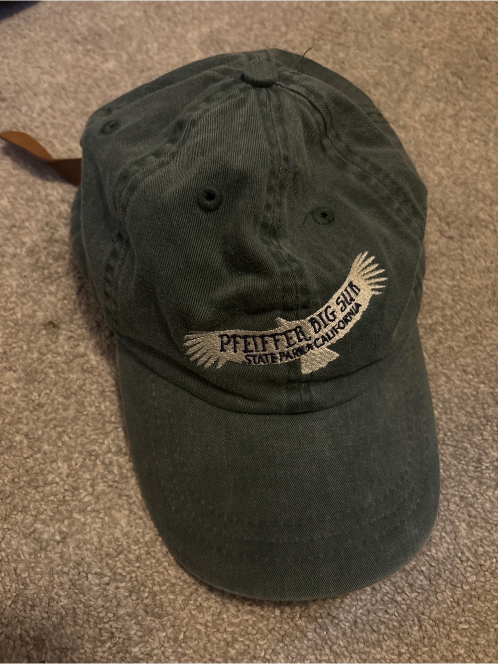 Pfeiffer Big Sur Dark Green Embroidered Baseball Cap